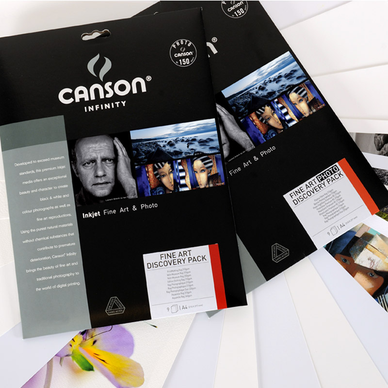 8.5x11/" 10 Sheets Canson Infinity Platine Smooth Satin Fine Art Paper