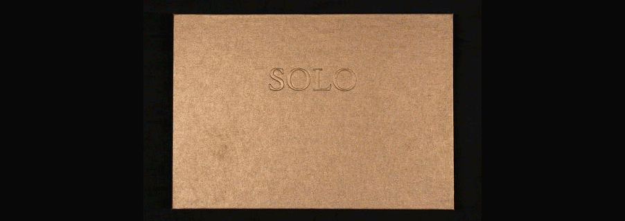 SOLO -  Un livre d'artiste en édition (très) limitée tiré sur Canson Infinity