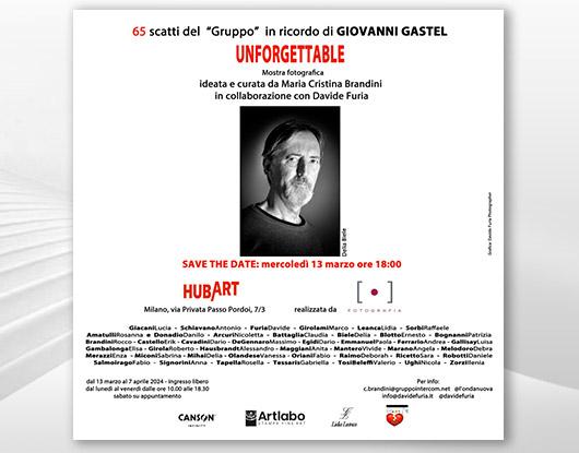 UNFORGETTABLE – Mostra fotografica in ricordo di Giovanni Gastel dal 13 Marzo al 7 Aprile 2024 - Milano