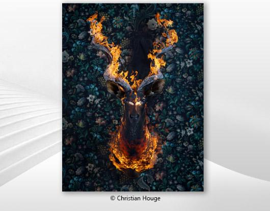 Christian Houge's latest work features in the touring exhibition 'Facing Fire' 