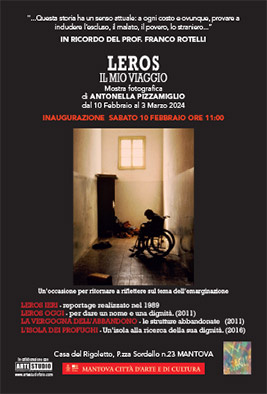LEROS – IL MIO VIAGGIO – Mostra fotografica in ricordo del Prof. Franco Rotelli dal 10 Febbraio al 3 Marzo 2024 – Mantova (MN)