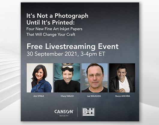 Join the B&H Event Space for a round table discussion about printing